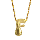 Bubble Initial Necklace