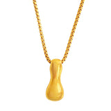 Bubble Initial Necklace