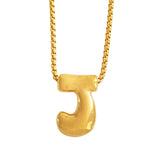 Bubble Initial Necklace