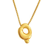 Bubble Initial Necklace
