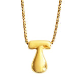 Bubble Initial Necklace