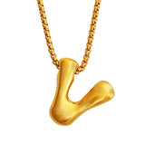 Bubble Initial Necklace