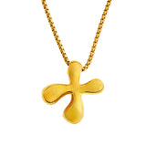Bubble Initial Necklace