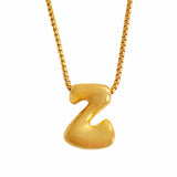 Bubble Initial Necklace