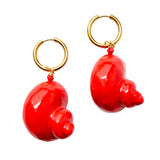 Earrings Sienna - red