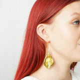 Gold Statement Earrings Beatrice