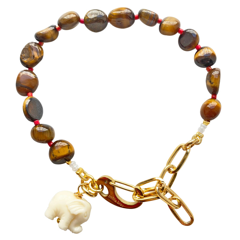 Tiger Eye Pearl Bracelet Simson