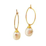 Dainty Pearl Earrings Greta