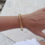 Bold Golden Beaded Bracelet Monopoli