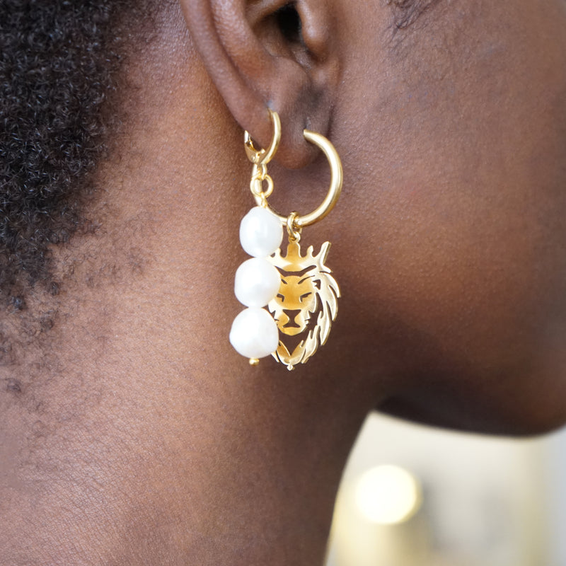 Hoop Earrings Leo