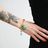 Shell Bracelet Puglia - blue
