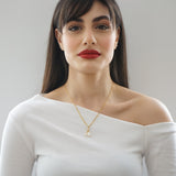 Double Pearl Necklace Naila