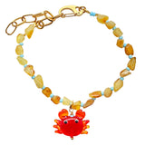 Murano Glass Bracelet Holy Crab!