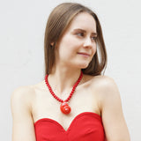 Red Shell Necklace Sienna