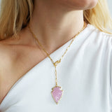 Rose Quartz Necklace Bliss