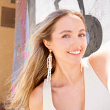 Pink Moon Earrings