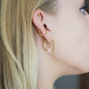 The Alphabet Hoop Earring