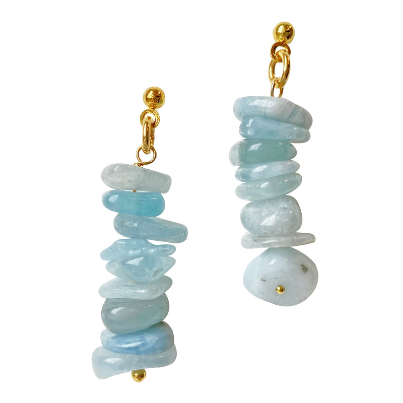 Aquamarine Drop Earrings Laila