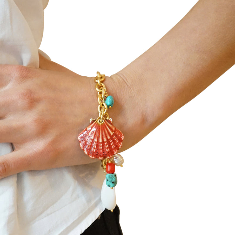 Ceramic Shell Bracelet Puglia