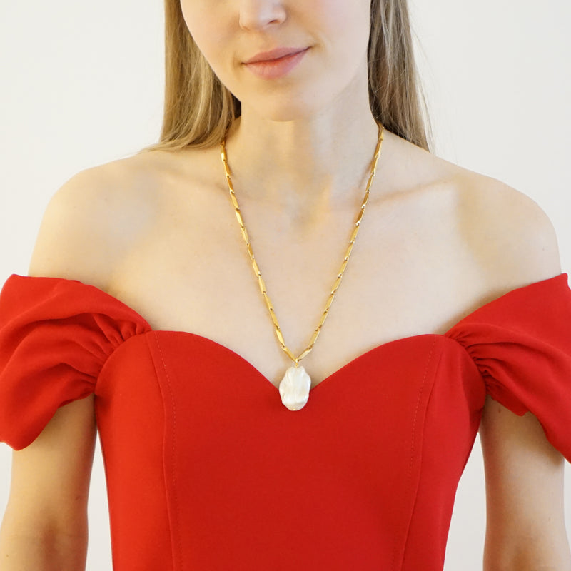 Baroque Pearl Necklace Alma
