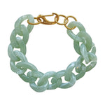 Green Recycled Acrylic Bracelet Jenny