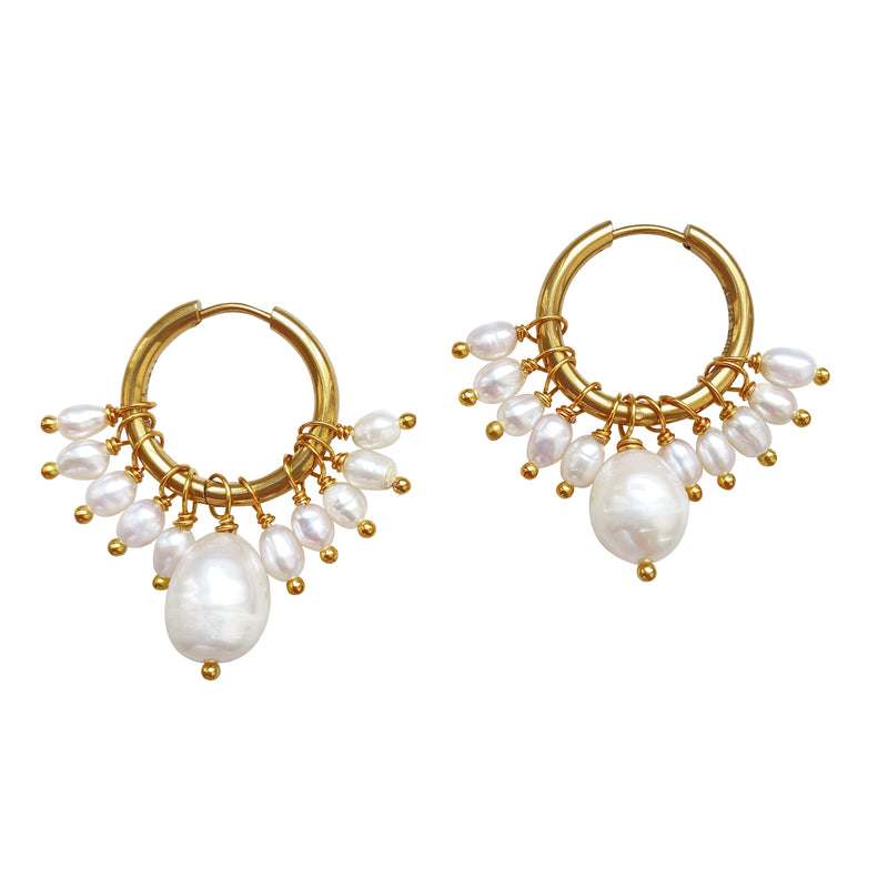 Pearl Earrings Cara