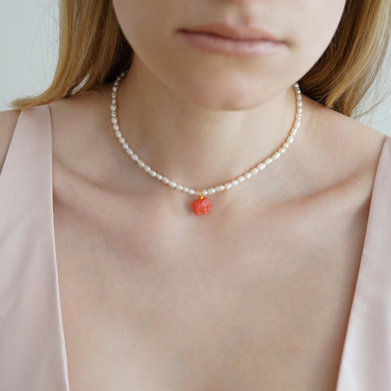 Pearl Necklace Elephant