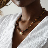 Tiger Eye Elephant Necklace Simson