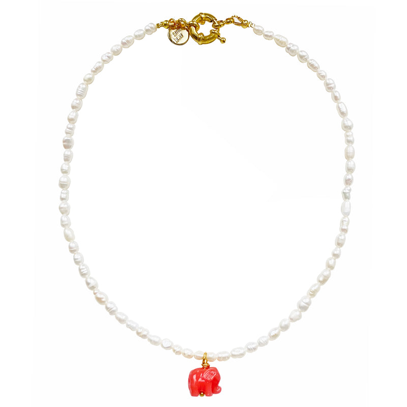 Pearl Necklace Elephant