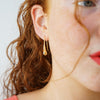 Drop Zirconia Earrings Ginger