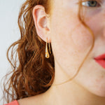 Drop Zirconia Earrings Ginger