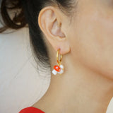 Pearl Hoop Earrings Glückspilz