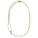 Double Layered Pearl Necklace Nil