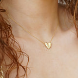 Vermeil Heart Necklace Coco
