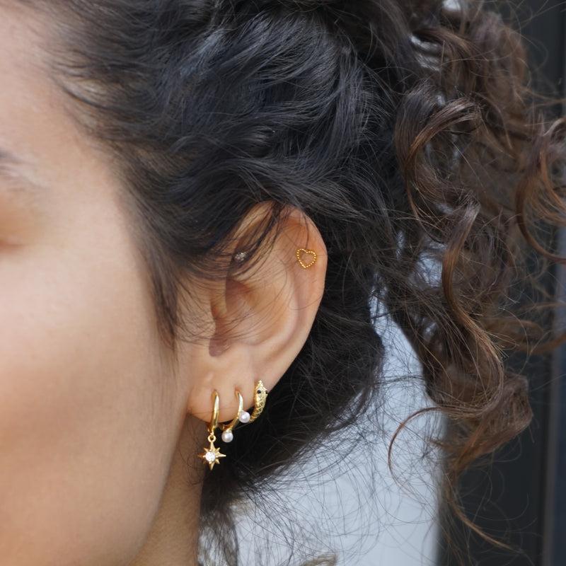 Stud Earrings Heart