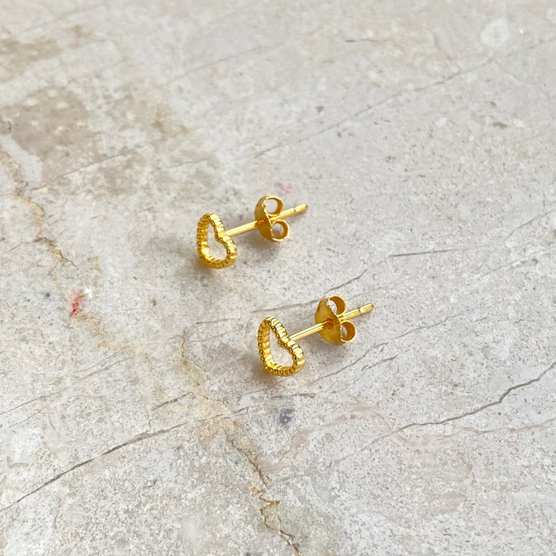 Stud Earrings Heart