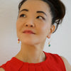 Turquoise Pearl Hoop Earrings Jamie