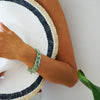 Green Recycled Acrylic Bracelet Jenny