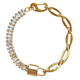 Tennis Lock Bracelet Rue