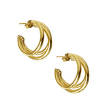Twisted Hoop Earrings Firenze