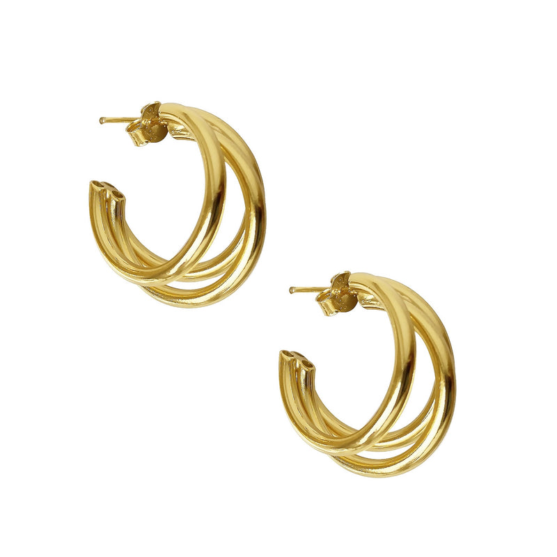 Twisted Hoop Earrings Puglia