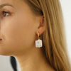 Pearl Zirconia Earrings Kris