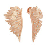 Roségold Half Leaf Earrings