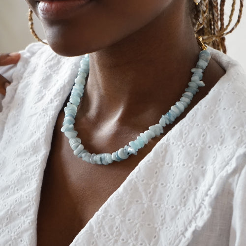 Aquamarine Necklace Laila