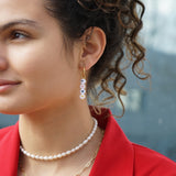 Initial Earrings Love