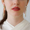 Millefiori Pearl Earrings Nadia