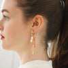 Millefiori Pearl Earrings Nadia