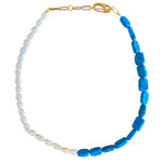 Turquoise Pearl Necklace Linda