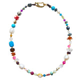 Mixed Gemstone Necklace O'ahu