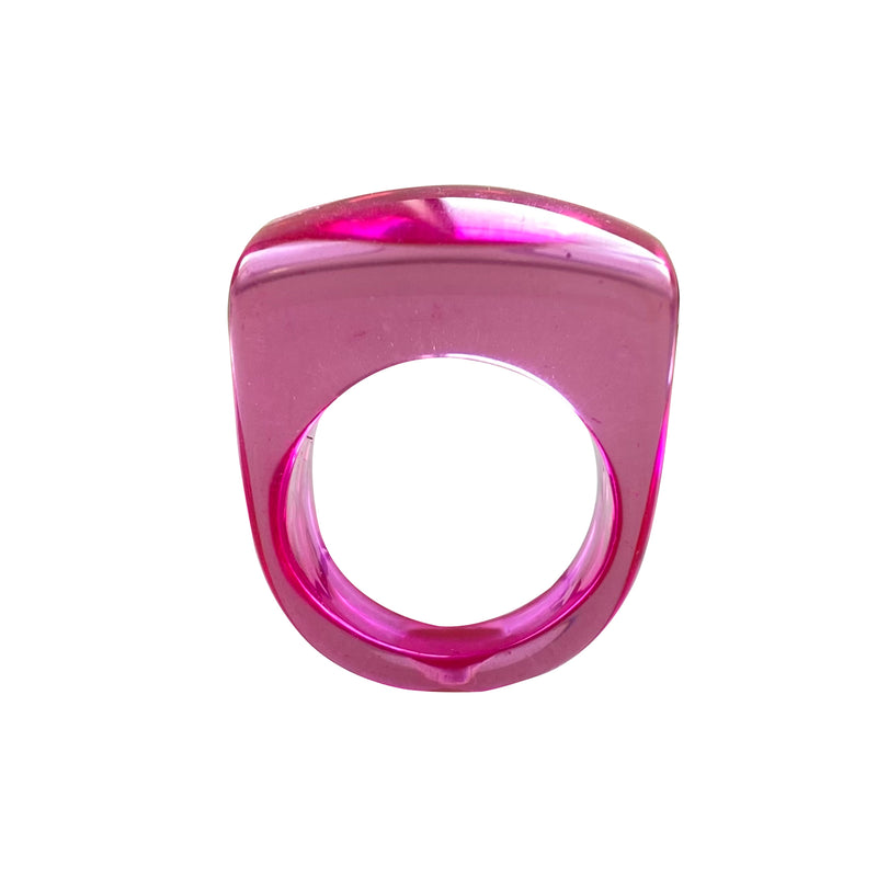 Recycled Plastic Ring Pretty in Pink